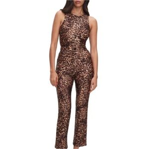 Good american COMPRESSION SHINE BODYSUIT | WILD LEOPARD